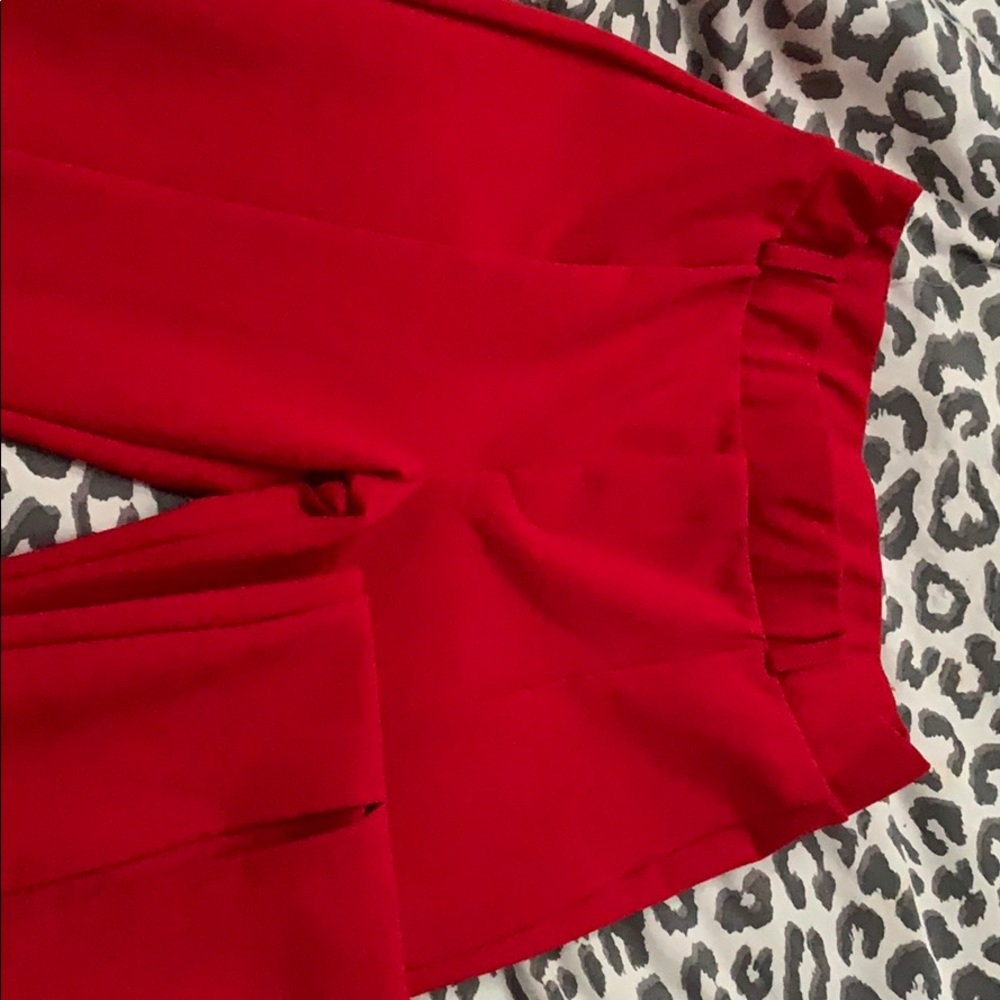Red pants